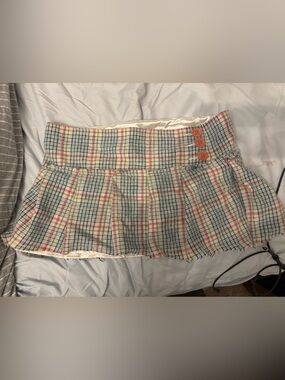 Vintage Hollister plaid mini skirt